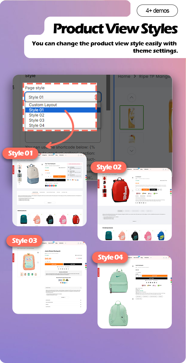 Product View Styles