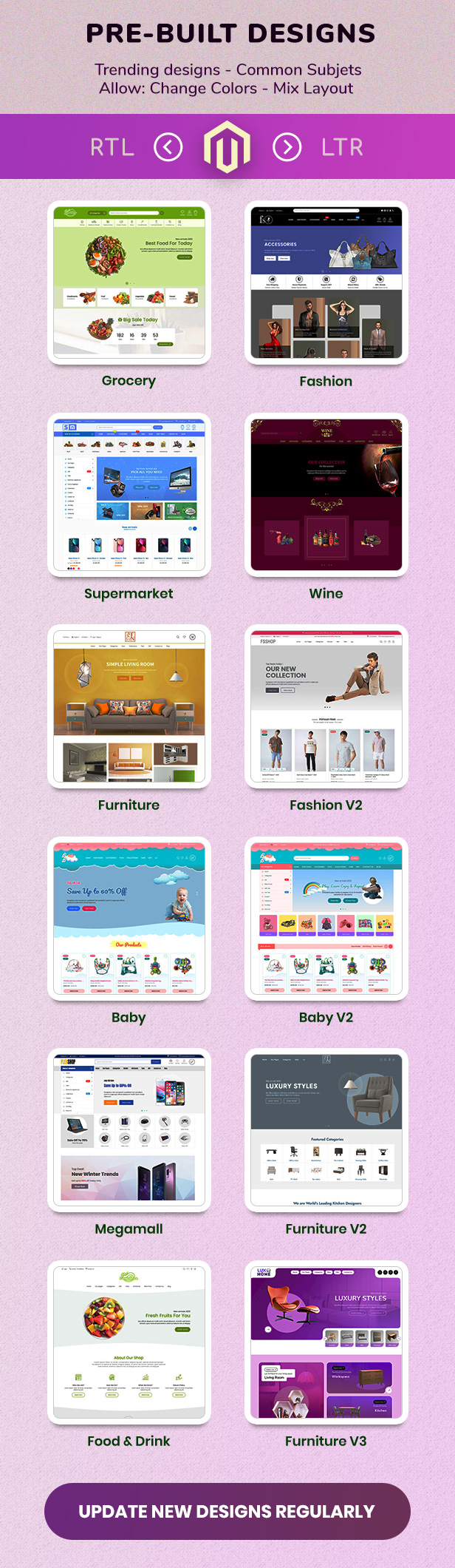 FlexMarket - Multipurpose Responsive Magento 2 Theme - 6