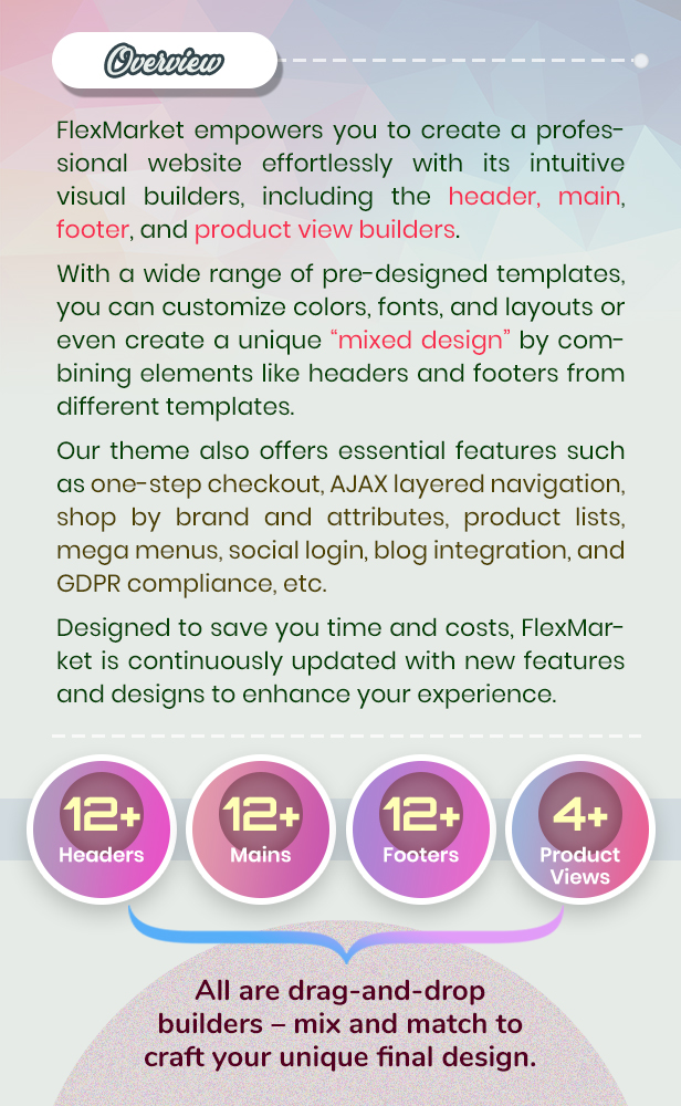 FlexMarket - Multipurpose Responsive Magento 2 Theme - 5